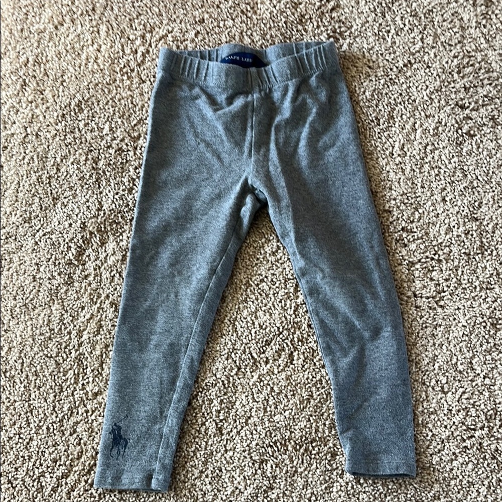 Gray Kids Leggings